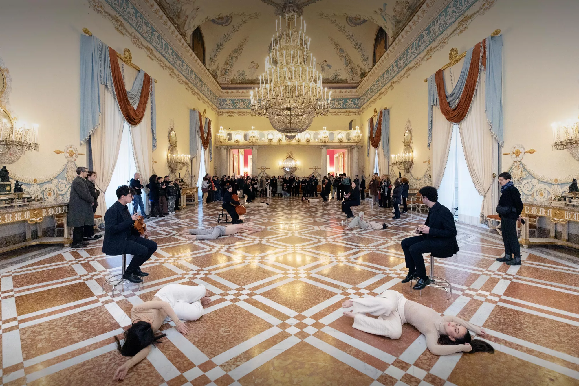 Gaia Fugazza - Sete  - Gaia Fugazza - Sete  - Acque dentro [Water inside], 2025, performance in collaboration with the students of Istituto Palizzi, Naples