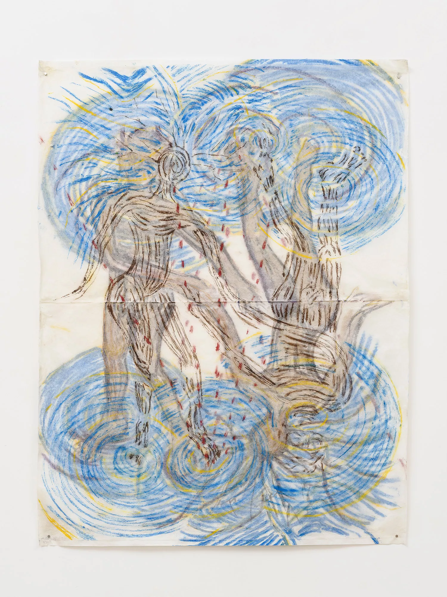 Gaia Fugazza - Ambush - Gaia Fugazza - Ambush - Accidental Hurt, 2025 Oil on tissue paper, 100 × 76 cm